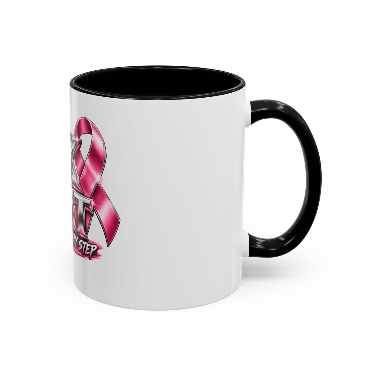 D3hundred FIX THAT Pink Ribbon Coffee Mug — 11 oz & 15 oz