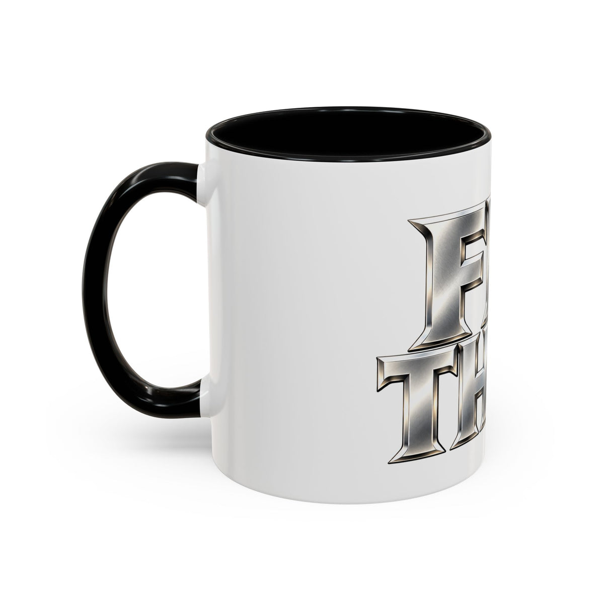 D3hundred FIX THAT Chrome Coffee Mug — 11 oz & 15 oz