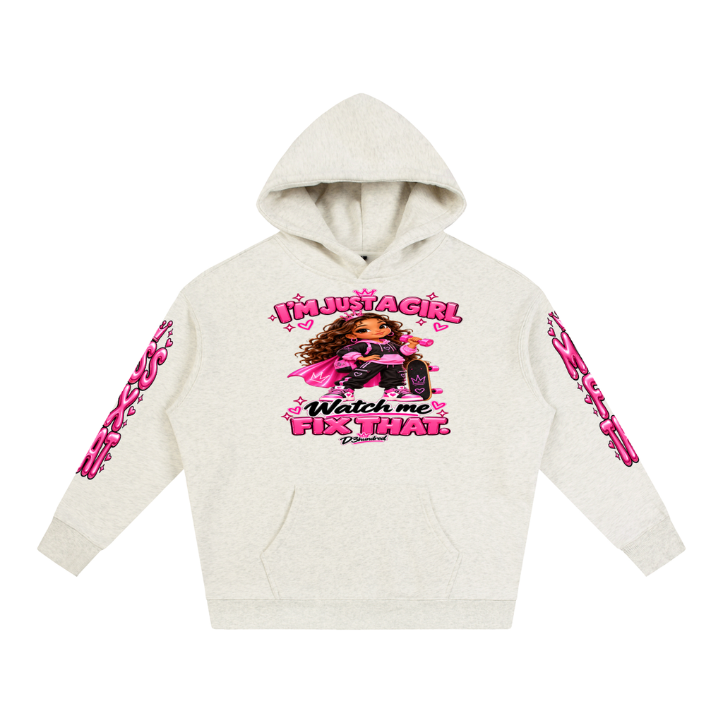 D3hundred Miss Fix That Oversized Fleece Hoodie