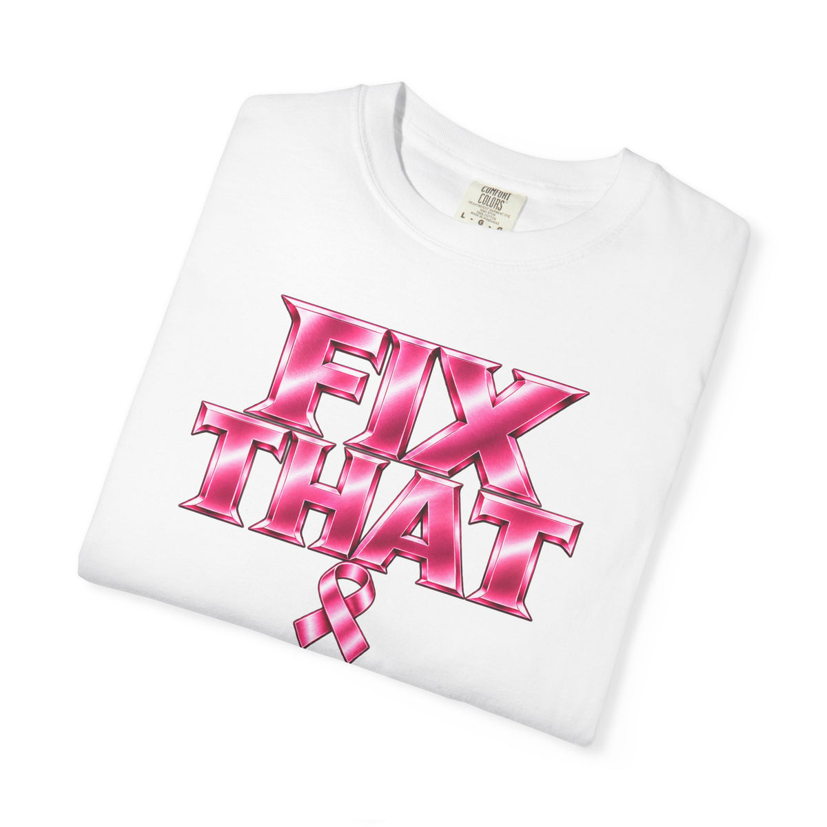 D3hundred FIX THAT Pink Ribbon T-Shirt