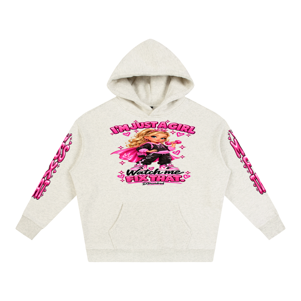 D3hundred Miss Fix That Oversized Fleece Hoodie