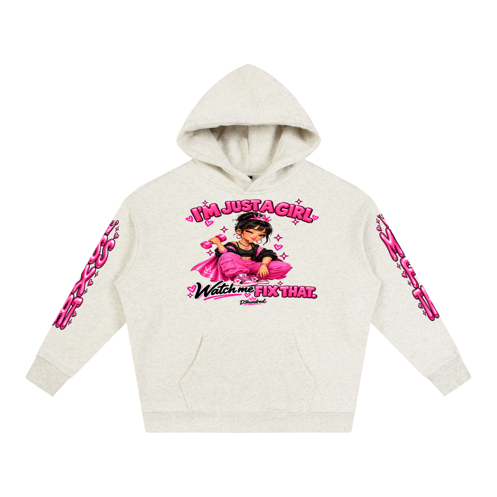 D3hundred Miss Fix That Oversized Fleece Hoodie