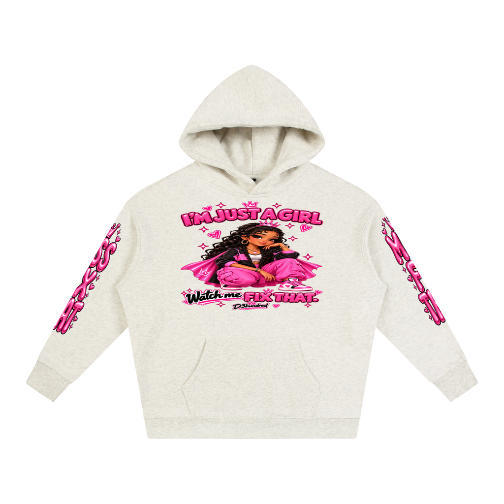 D3hundred Miss Fix That Oversized Fleece Hoodie