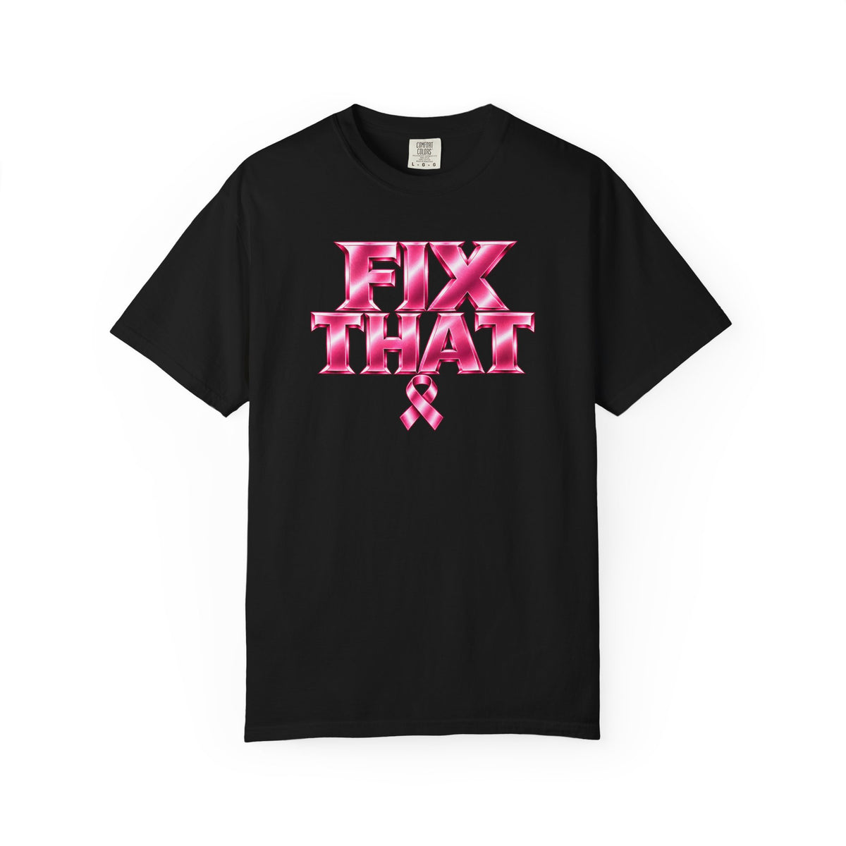 D3hundred FIX THAT Pink Ribbon T-Shirt