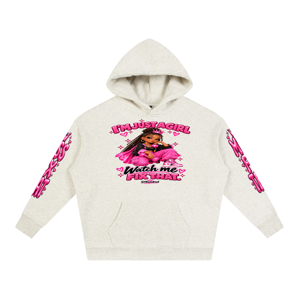 D3hundred Miss Fix That Oversized Fleece Hoodie