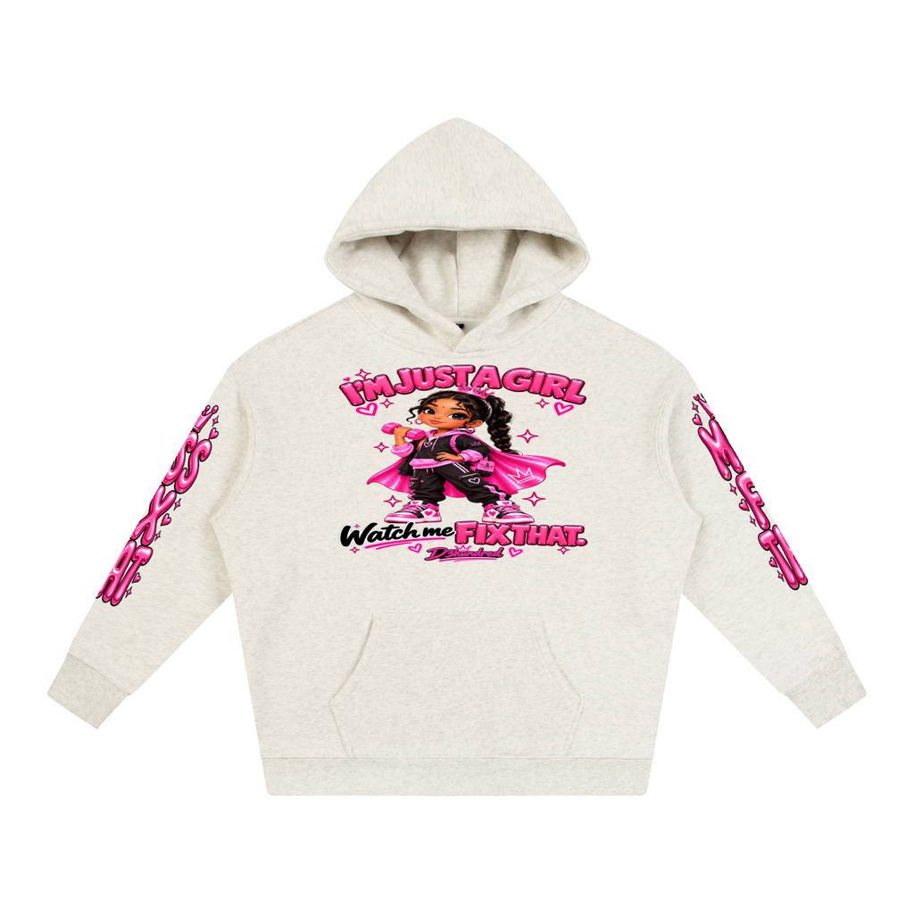 D3hundred Miss Fix That Oversized Fleece Hoodie