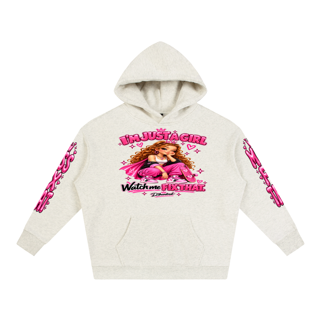 D3hundred Miss Fix That Oversized Fleece Hoodie