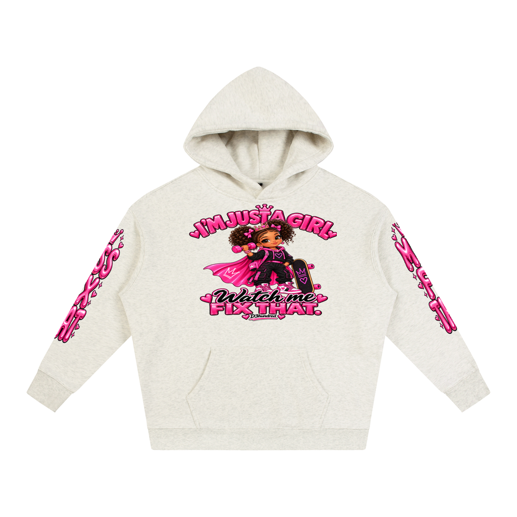 D3hundred Miss Fix That Oversized Fleece Hoodie